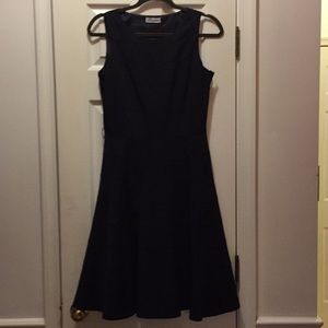Calvin Klein Black midi dress